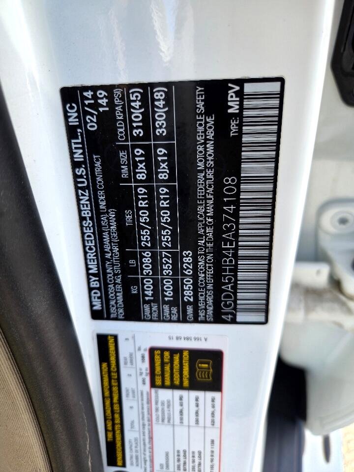 Used 2014 Mercedes-Benz ML 350 ML350 4MATIC w/ Premium 1 Package image 37