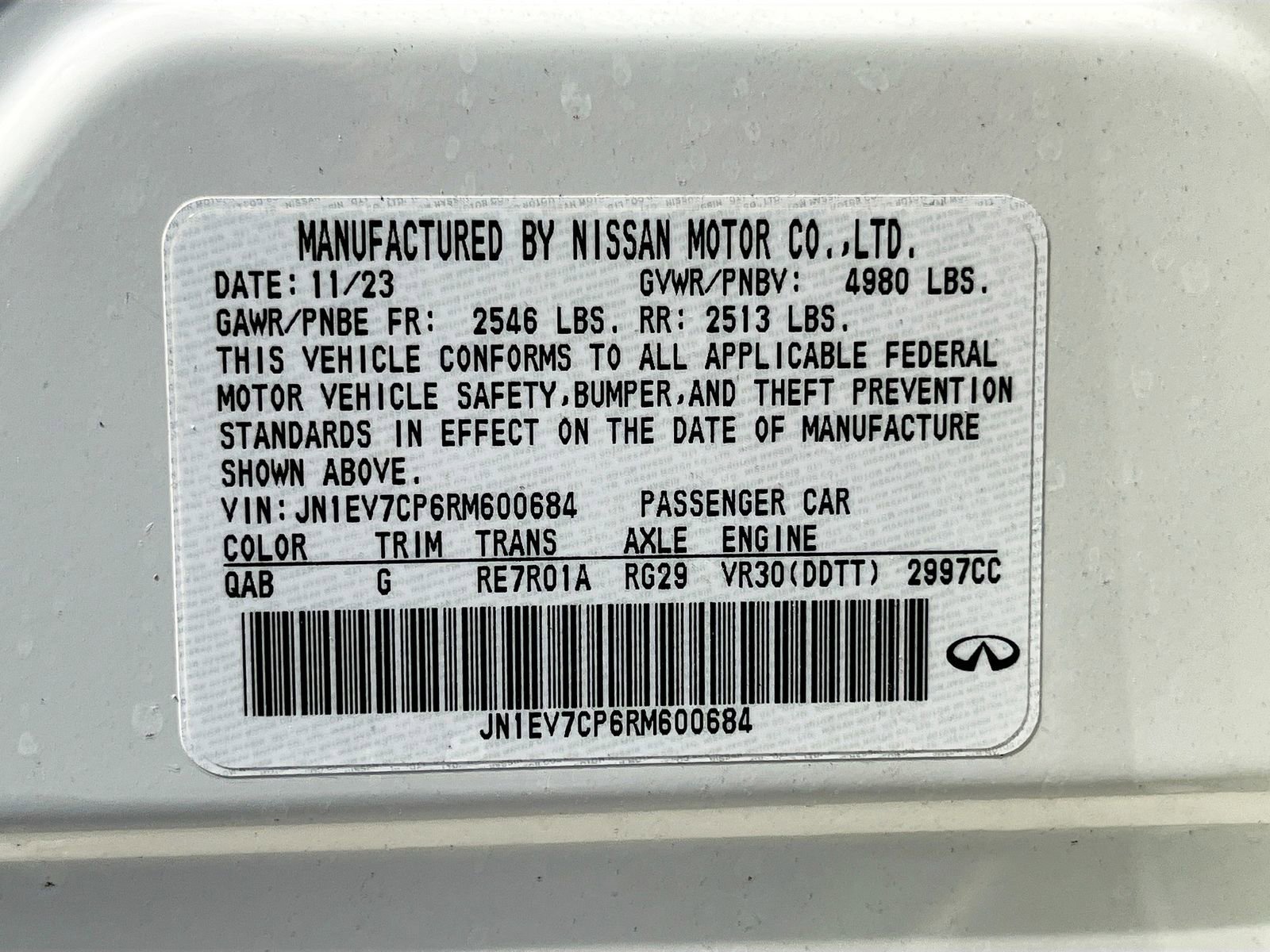 Used 2024 INFINITI Q50 Sensory RWD image 33