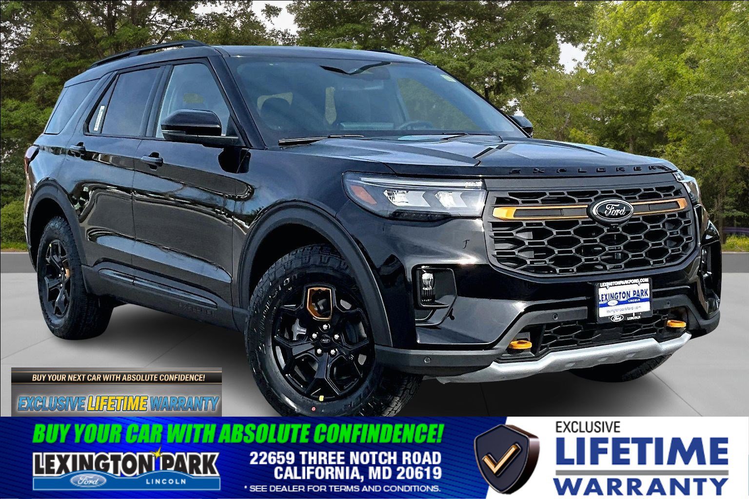 New 2026 Ford Explorer Tremor w/ Tremor Ultimate Package