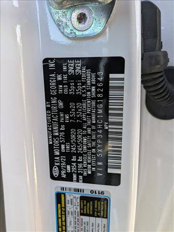 Used 2021 Kia Telluride EX w/ EX Premium Package FWD image 15