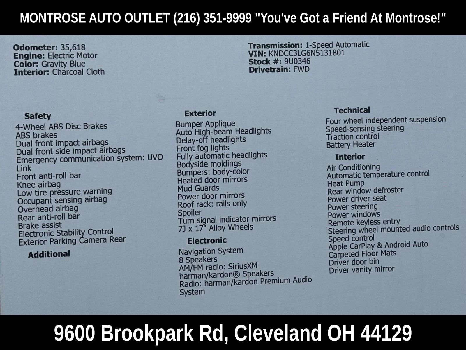 Used 2022 Kia Niro EX w/ Cold Weather Package image 60