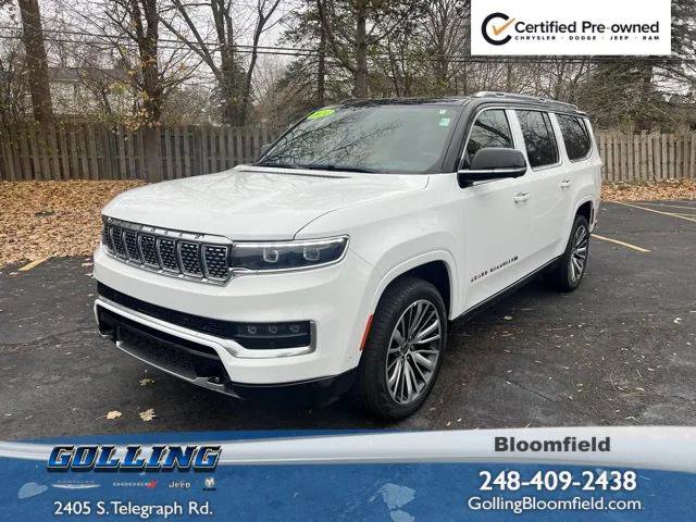 Certified 2024 Jeep Grand Wagoneer L Series III w/ HD Trailer Tow Package