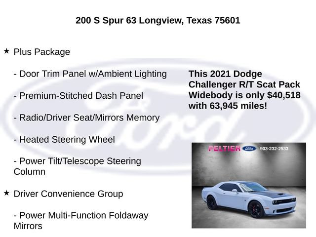 Used 2021 Dodge Challenger R/T Scat Pack RWD image 5