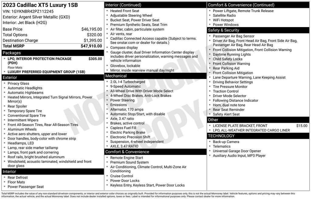 Used 2023 Cadillac XT5 Luxury image 19