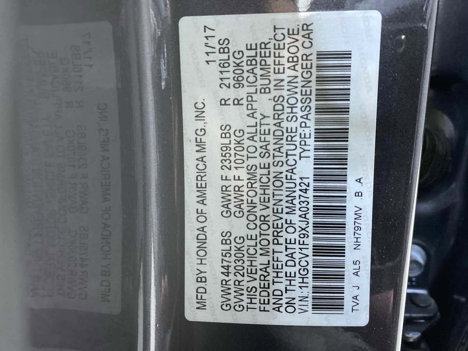 Used 2018 Honda Accord Touring image 21