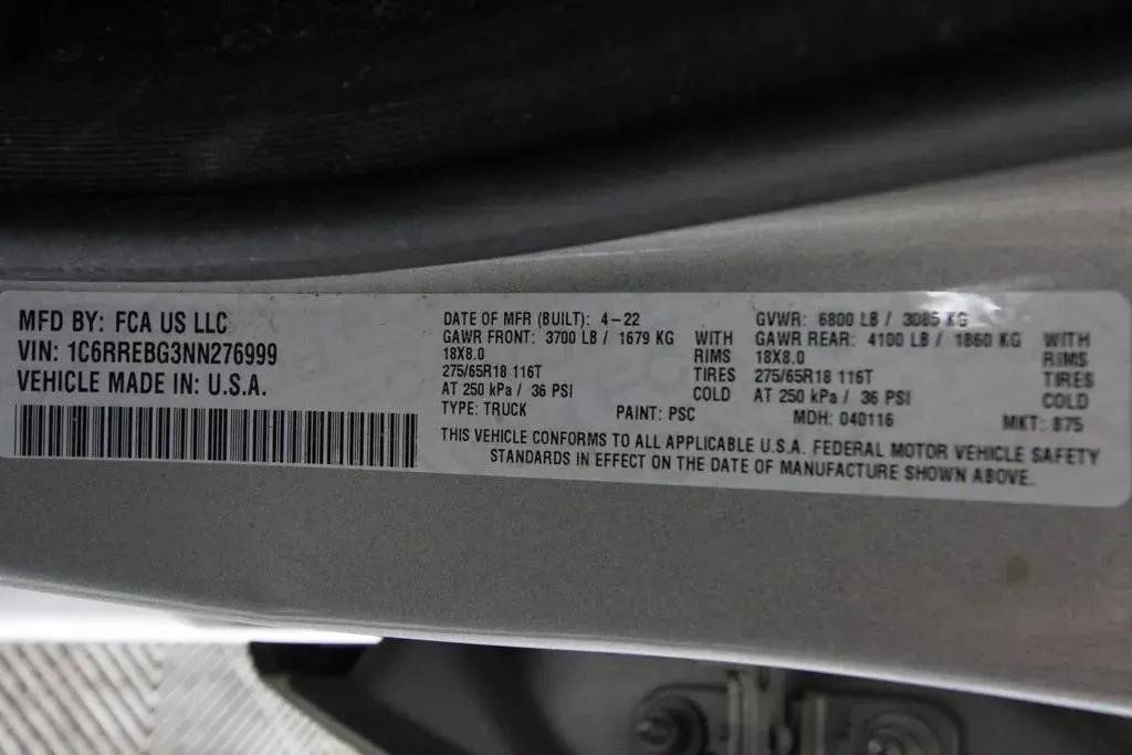 Used 2022 RAM 1500 Lone Star RWD image 12