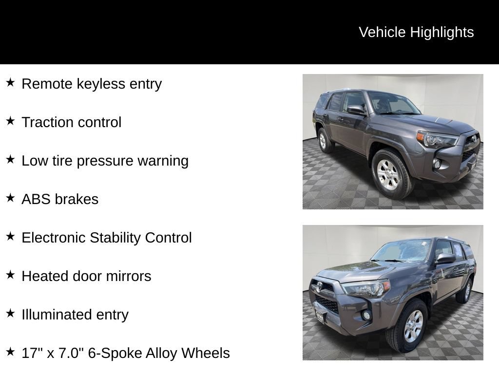 Used 2018 Toyota 4Runner SR5 AWD/4WD image 36