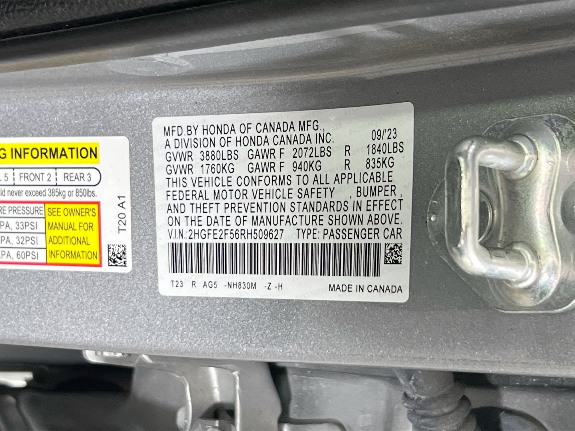 Used 2024 Honda Civic Sport image 29