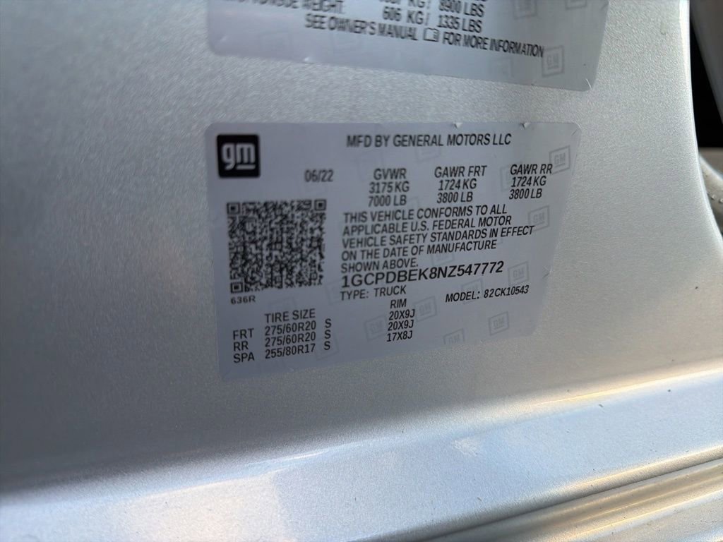 Certified 2022 Chevrolet Silverado 1500 Custom w/ Rally Edition image 50