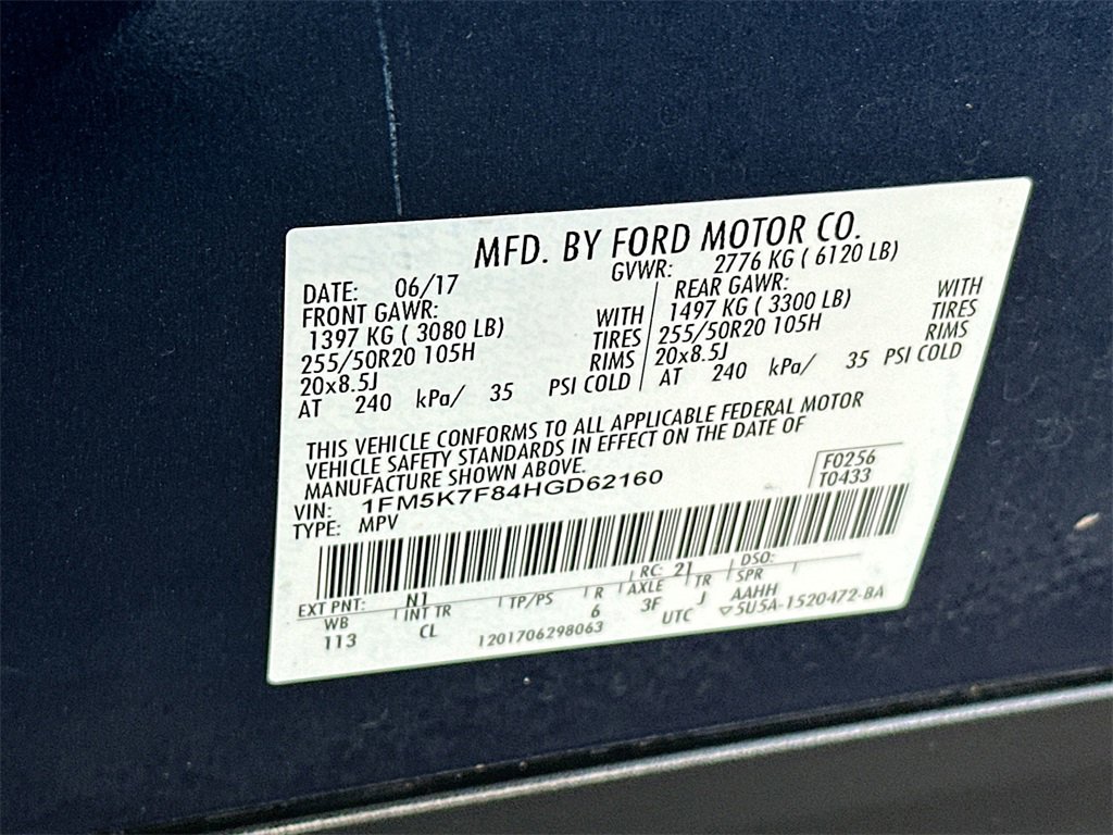 Used 2017 Ford Explorer Limited w/ Equipment Group 301A image 27