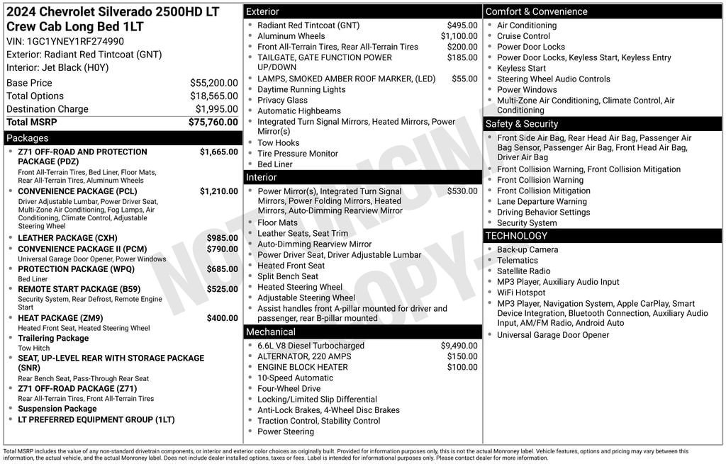 Used 2024 Chevrolet Silverado 2500 LT AWD/4WD image 11