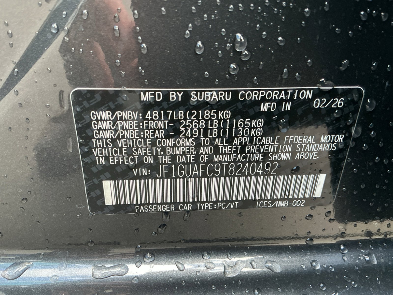 New 2026 Subaru Impreza 2.0i Sport AWD/4WD image 16