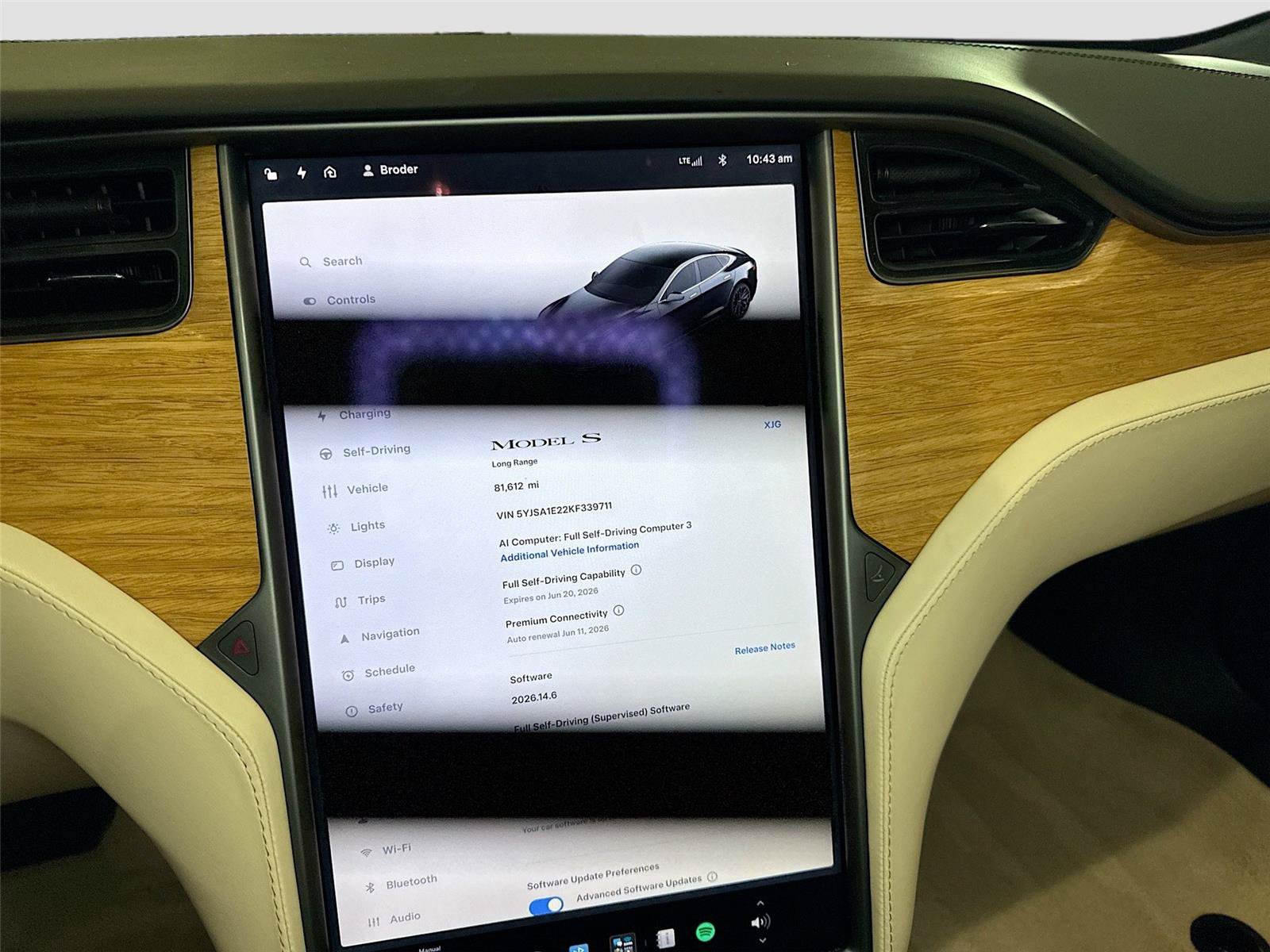 Used 2019 Tesla Model S 75D AWD/4WD image 4