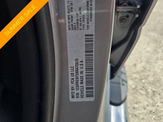 Certified 2022 RAM 1500 Big Horn RWD image 29