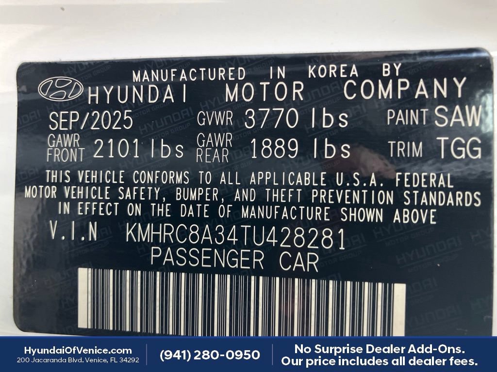Used 2026 Hyundai Venue SEL FWD image 21
