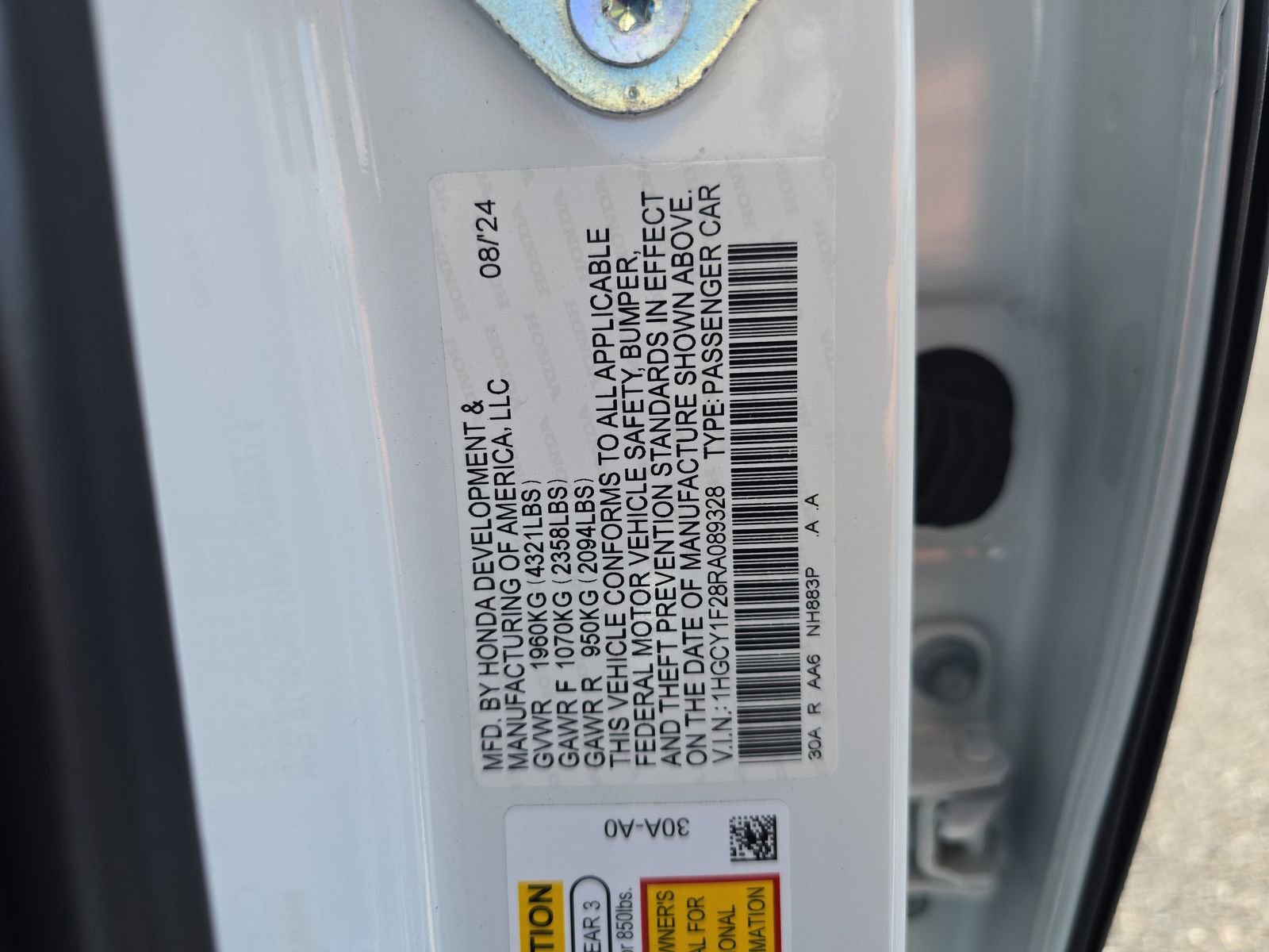 Certified 2024 Honda Accord LX image 28