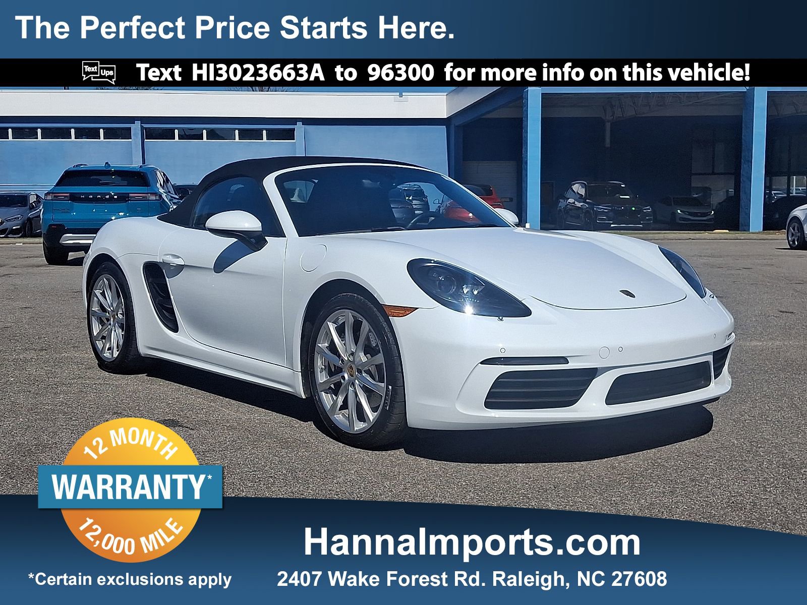 Used 2019 Porsche 718 Boxster