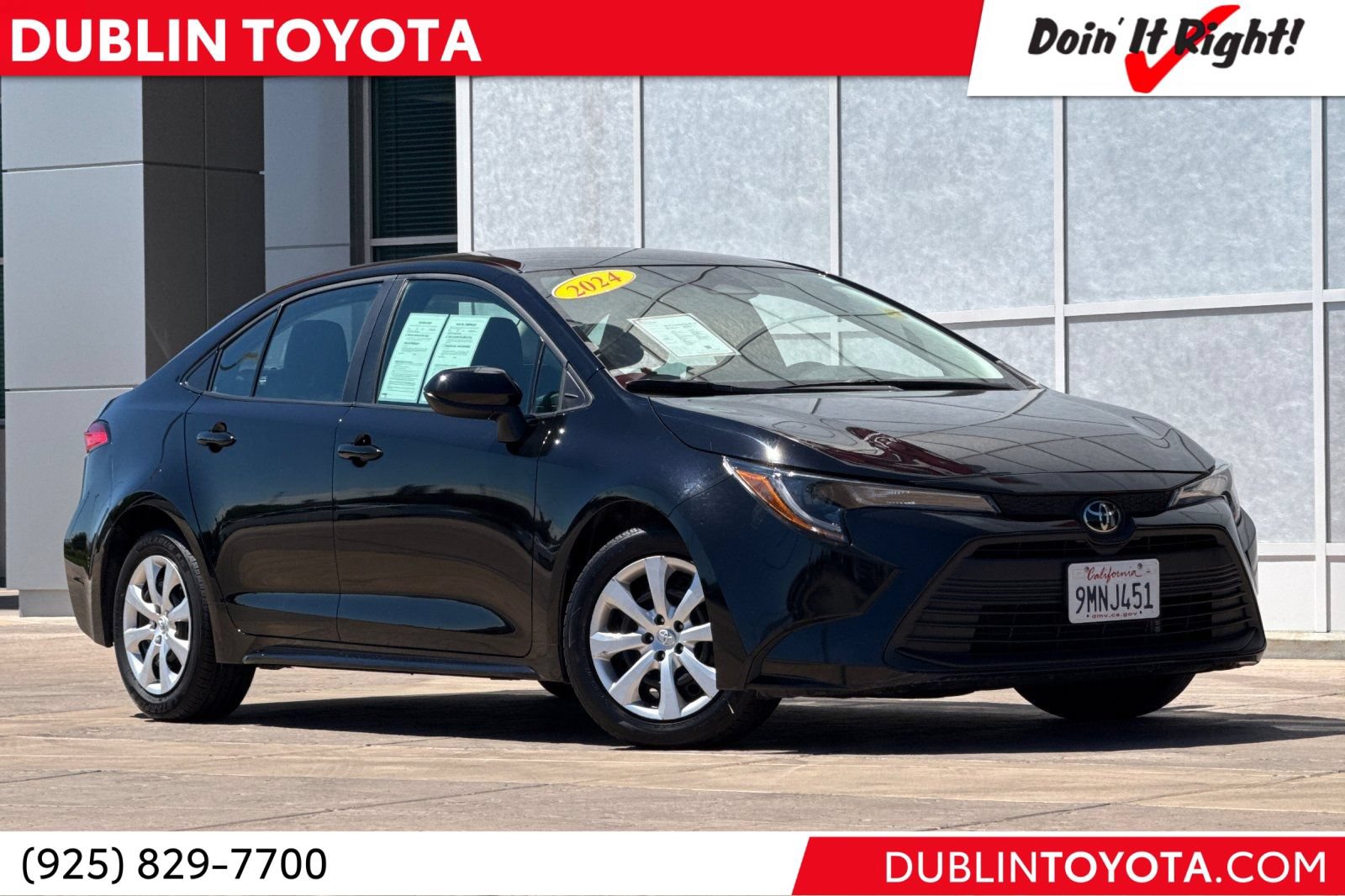 Certified 2024 Toyota Corolla LE FWD image 1