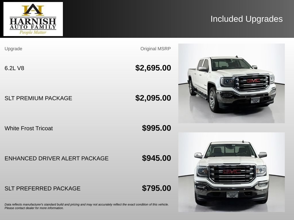Used 2017 GMC Sierra 1500 SLT w/ SLT Premium Package AWD/4WD image 4