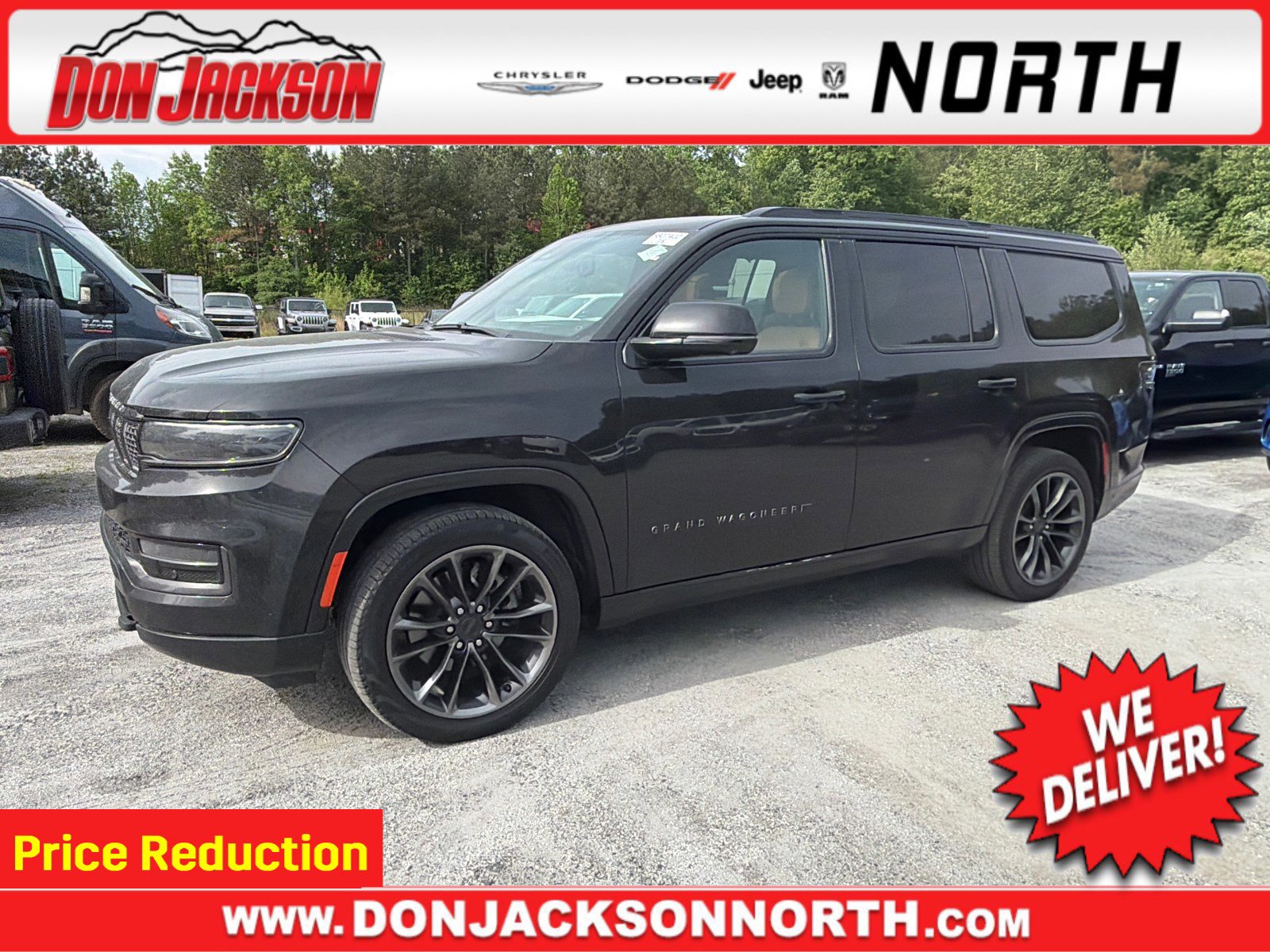 Used 2025 Jeep Grand Wagoneer Series III w/ Rear Seat Video Group 1 AWD/4WD image 1