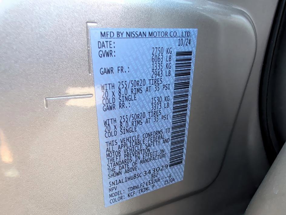 Certified 2025 INFINITI QX60 Autograph w/ Cargo Package image 32