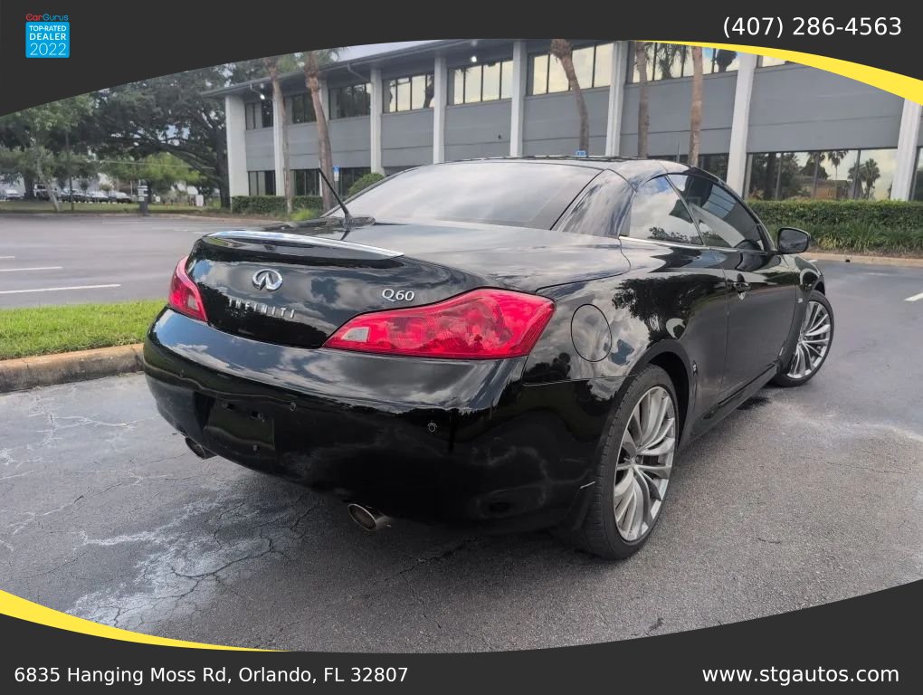 Used 2015 INFINITI Q60 Convertible w/ Premium Package RWD image 5