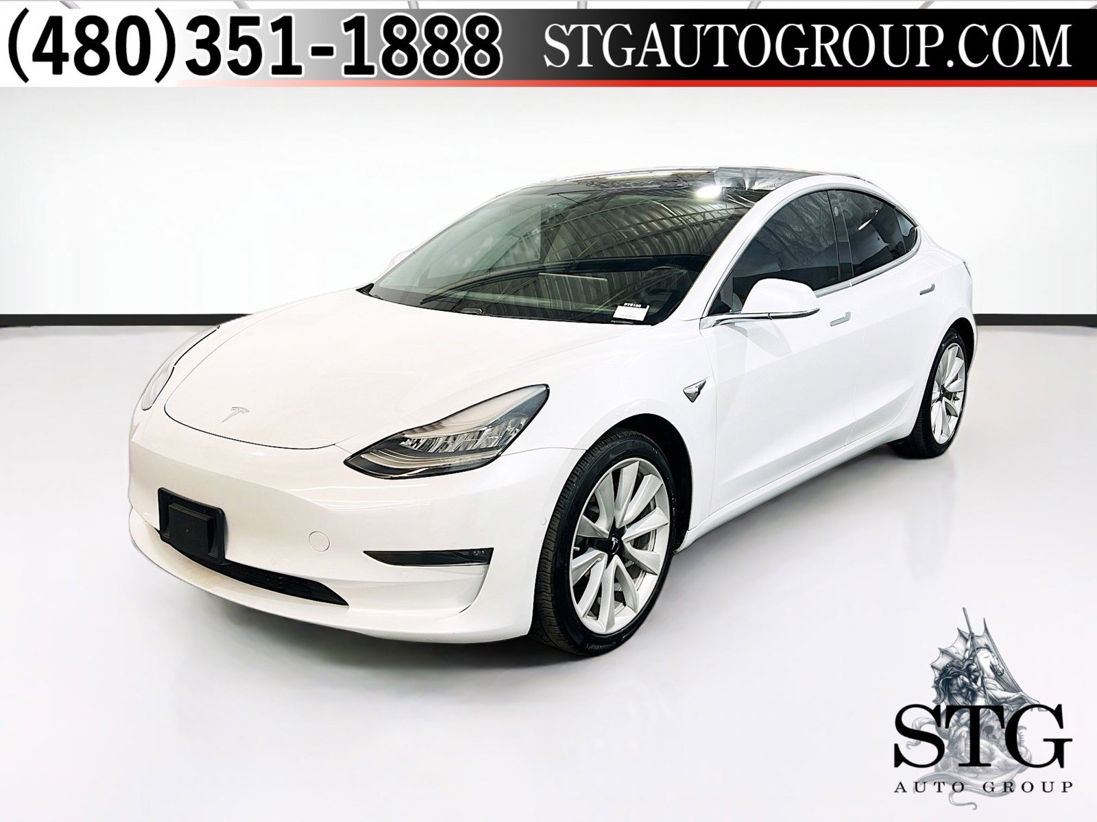 Used 2020 Tesla Model 3 Long Range AWD/4WD image 1