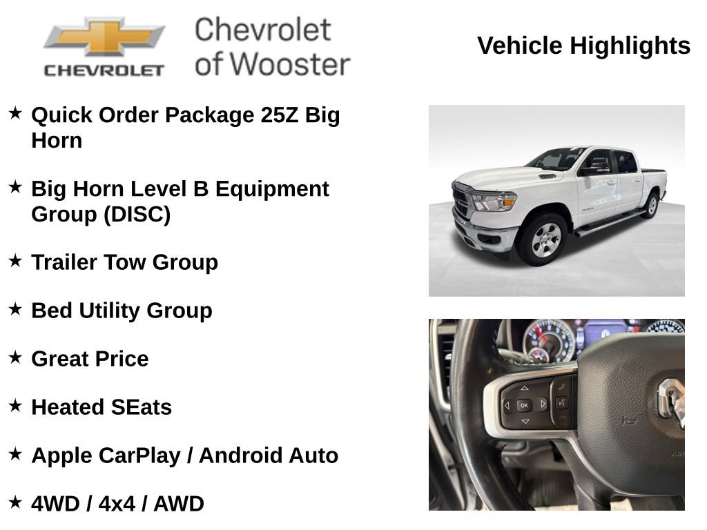 Used 2022 RAM 1500 Big Horn AWD/4WD image 2