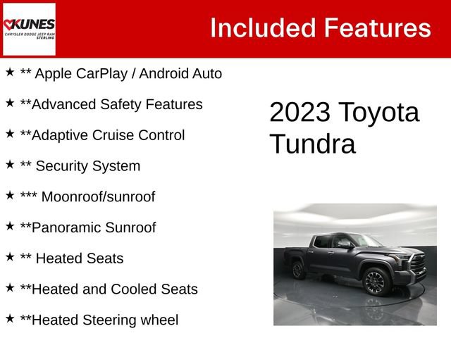 Used 2023 Toyota Tundra Limited AWD/4WD image 4
