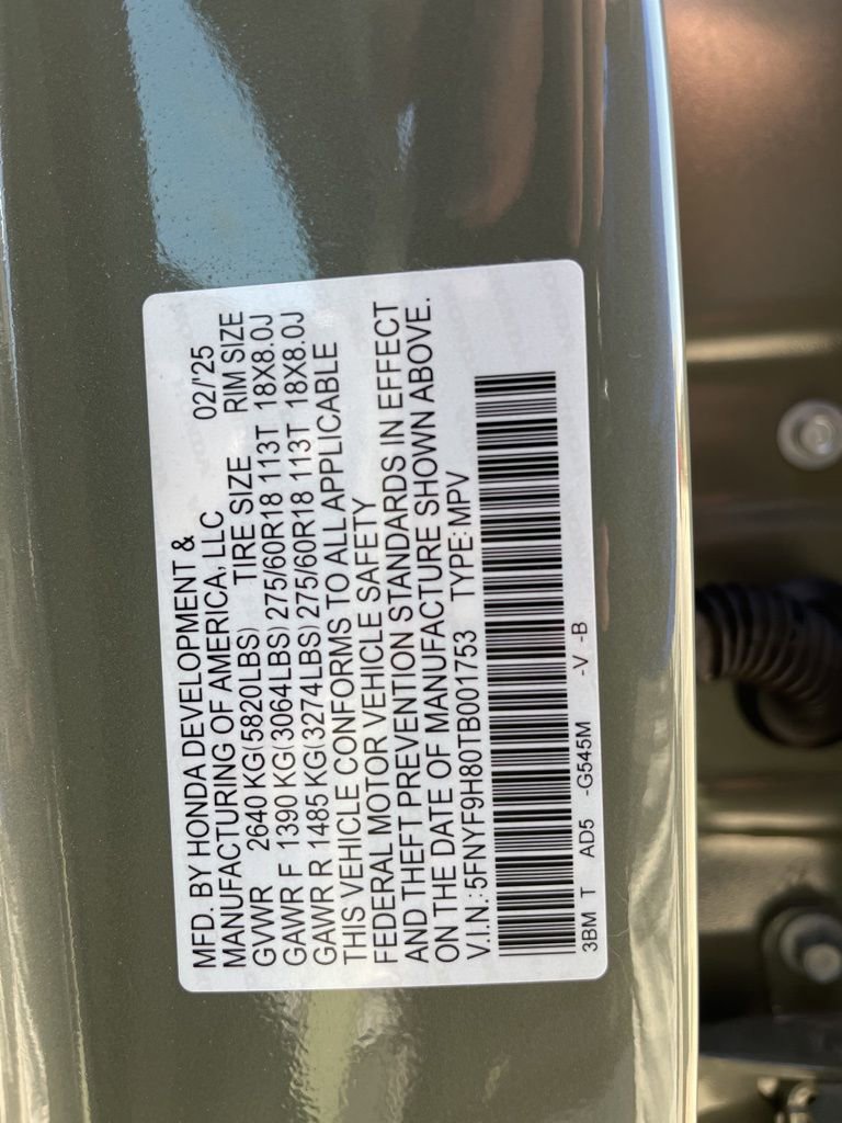 Certified 2026 Honda Passport TrailSport Elite image 10