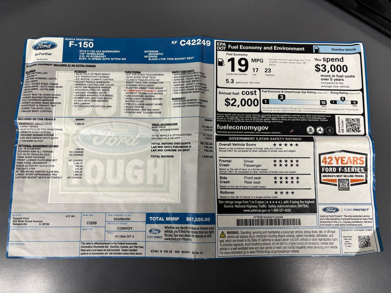 Used 2019 Ford F150 Lariat image 42