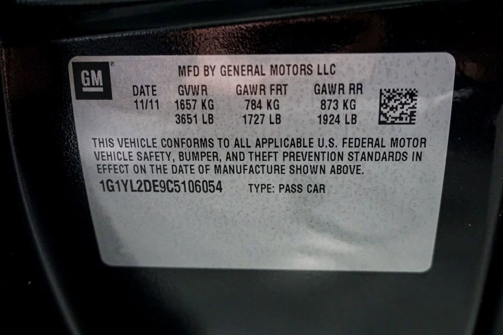 Used 2012 Chevrolet Corvette Z06 w/ 3LZ Preferred Equipment Group image 21