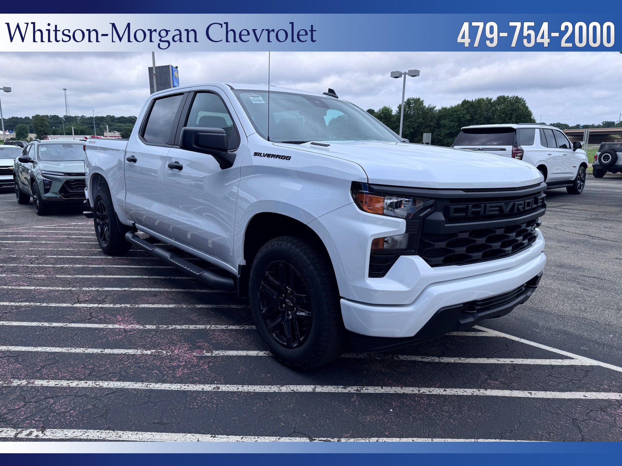 New 2026 Chevrolet Silverado 1500 Custom w/ Turbomax Blackout Package AWD/4WD image 7