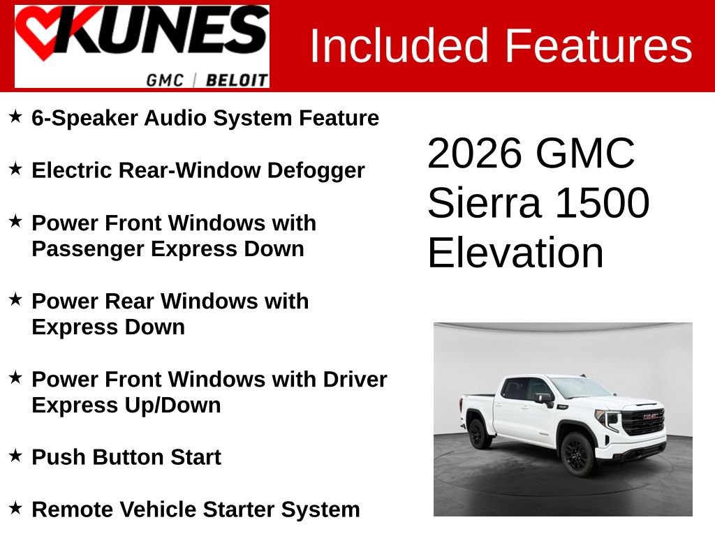 New 2026 GMC Sierra 1500 Elevation w/ Preferred Package AWD/4WD image 3