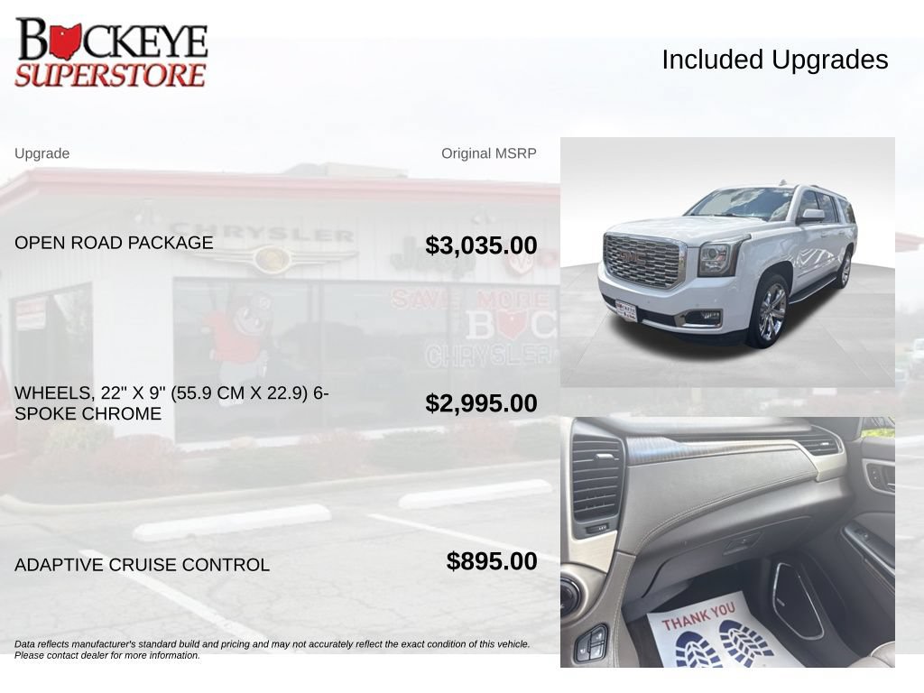 Used 2018 GMC Yukon XL Denali w/ Open Road Package AWD/4WD image 8