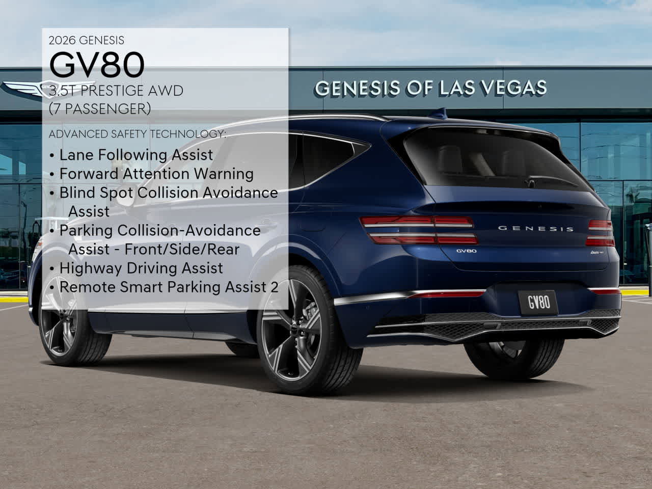 New 2026 Genesis GV80 3.5T Prestige image 7