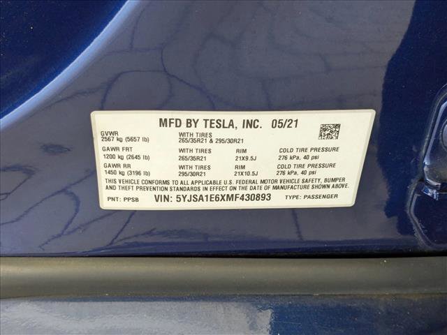 Used 2021 Tesla Model S Plaid AWD/4WD image 14