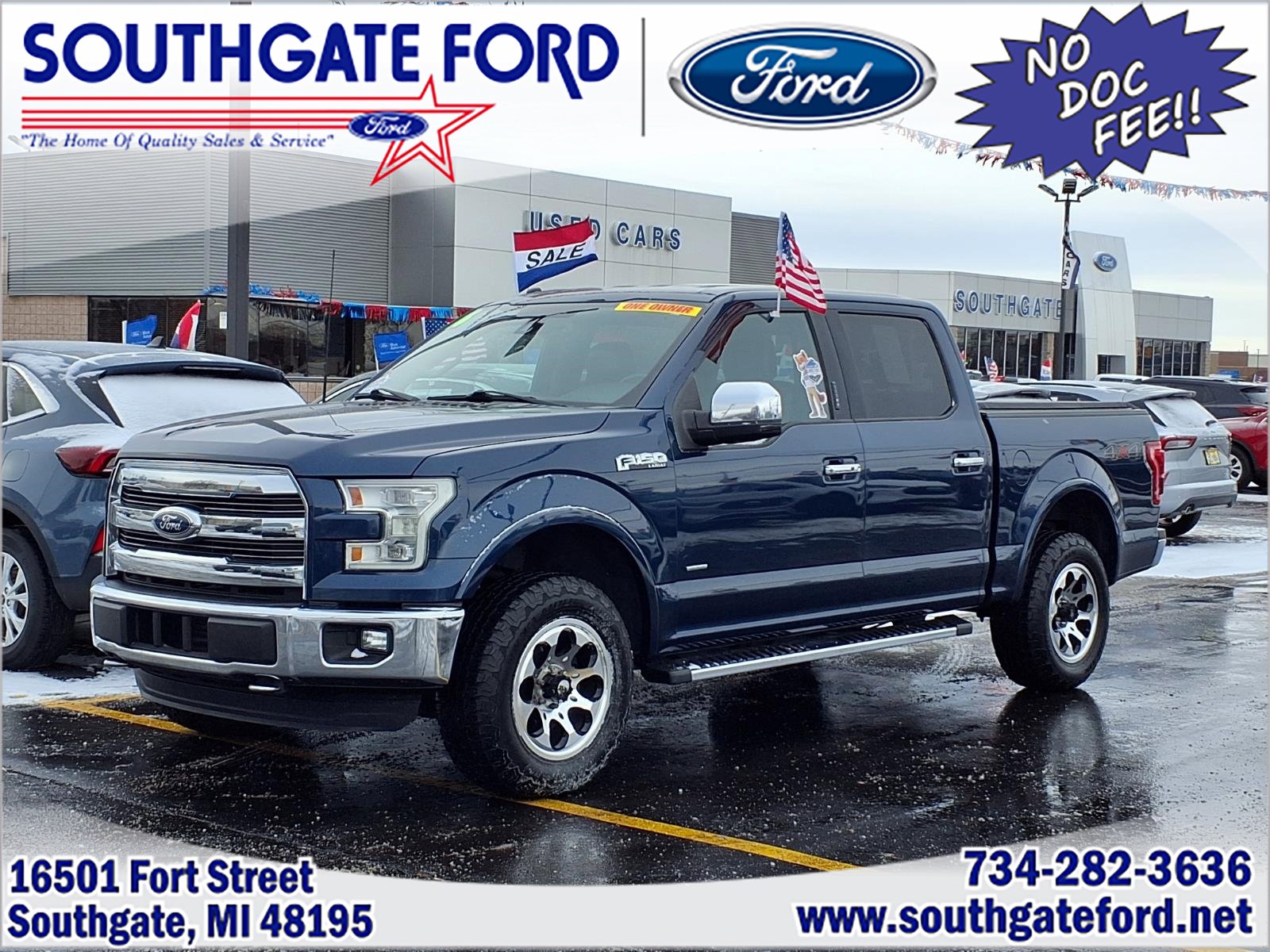 Used 2016 Ford F150 Lariat w/ Equipment Group 502A Luxury image 1