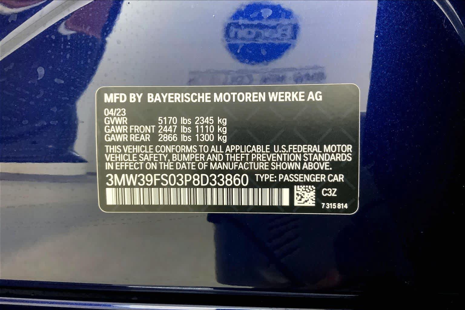 Certified 2023 BMW 330e xDrive w/ Premium Package AWD/4WD image 36