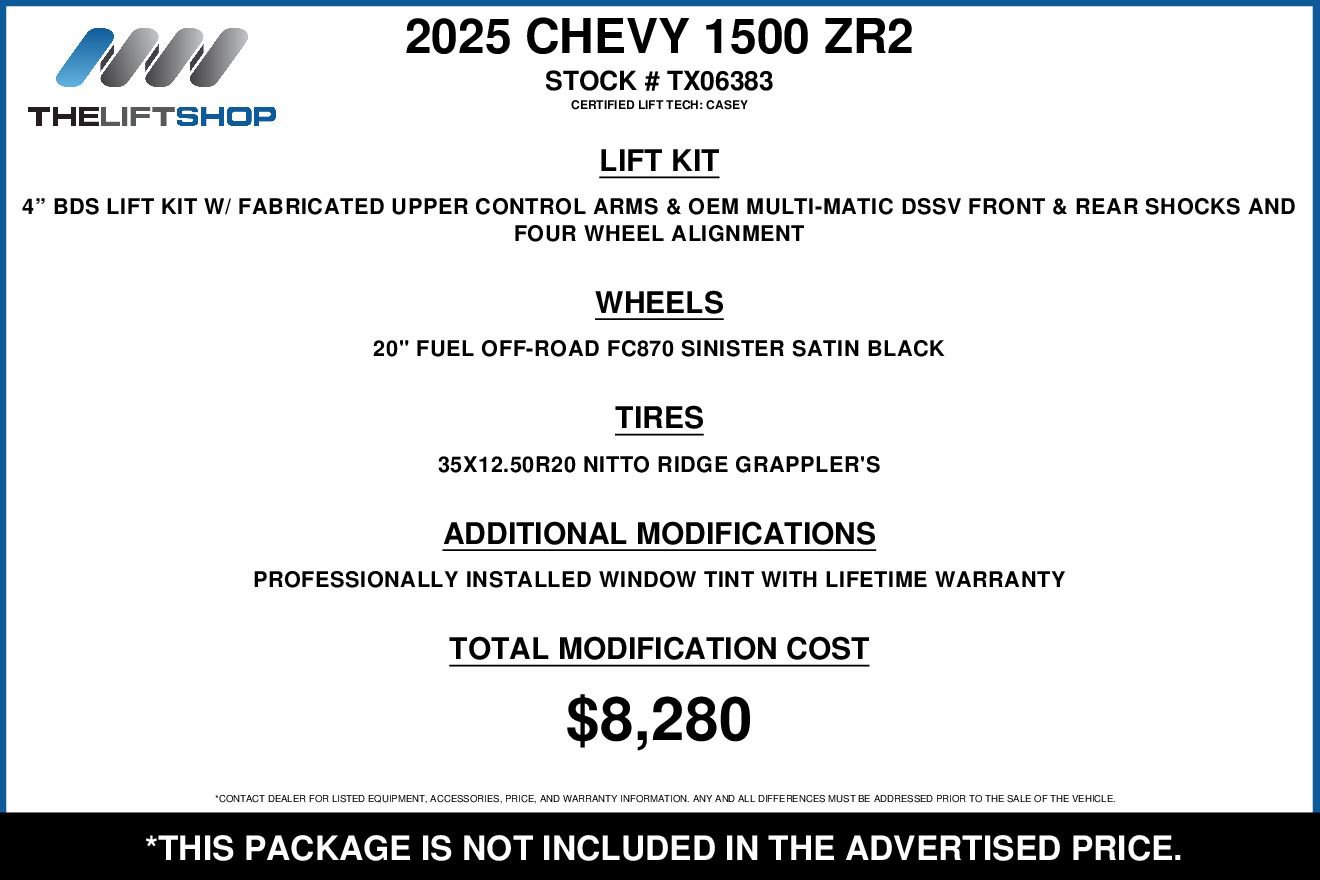 Used 2025 Chevrolet Silverado 1500 ZR2 video 2