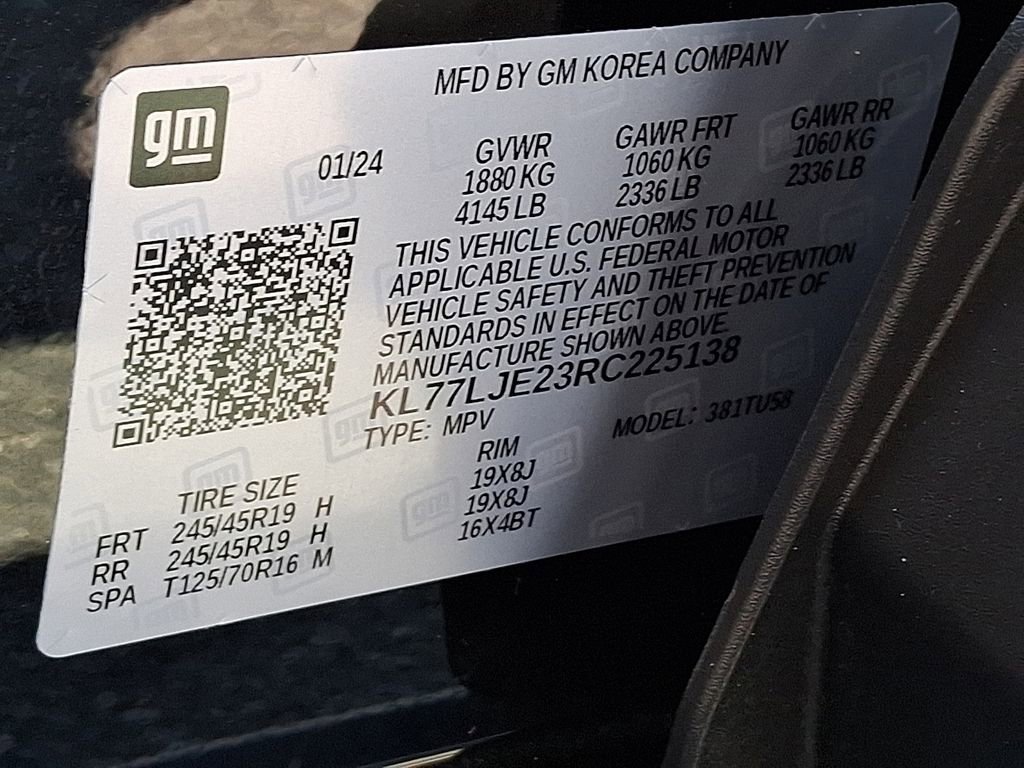 Certified 2024 Chevrolet Trax RS w/ Driver Confidence Package image 27