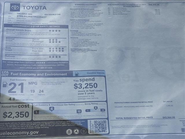New 2026 Toyota Tacoma SR5 image 24