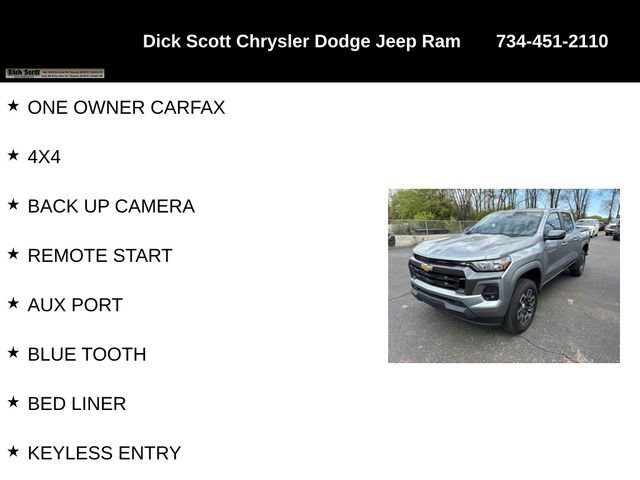 Used 2023 Chevrolet Colorado LT w/ LT Convenience Package II AWD/4WD image 3