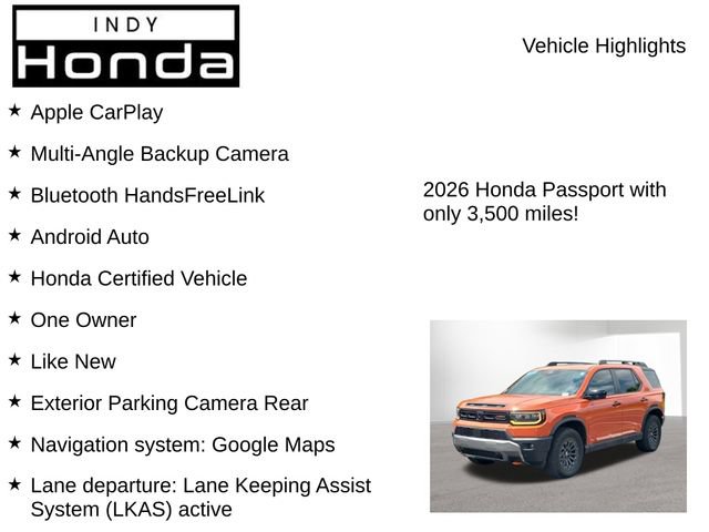 Used 2026 Honda Passport TrailSport image 7