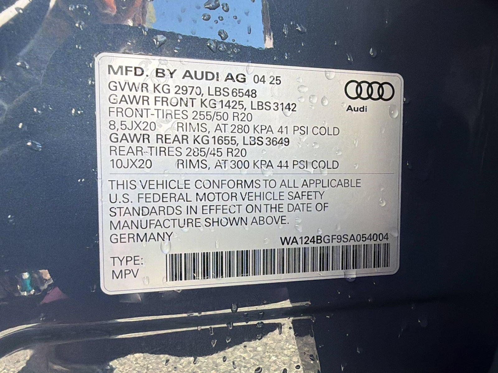 Certified 2025 Audi Q6 e-tron Premium Plus w/ Premium Plus AWD/4WD image 26