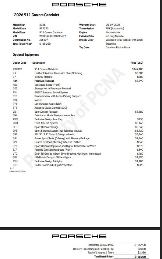 Certified 2026 Porsche 911 Carrera RWD image 9