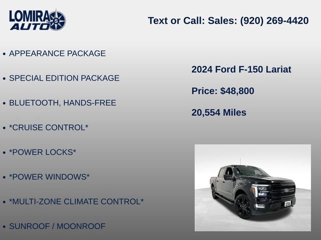 Used 2024 Ford F150 Lariat w/ Equipment Group 502A High AWD/4WD image 27