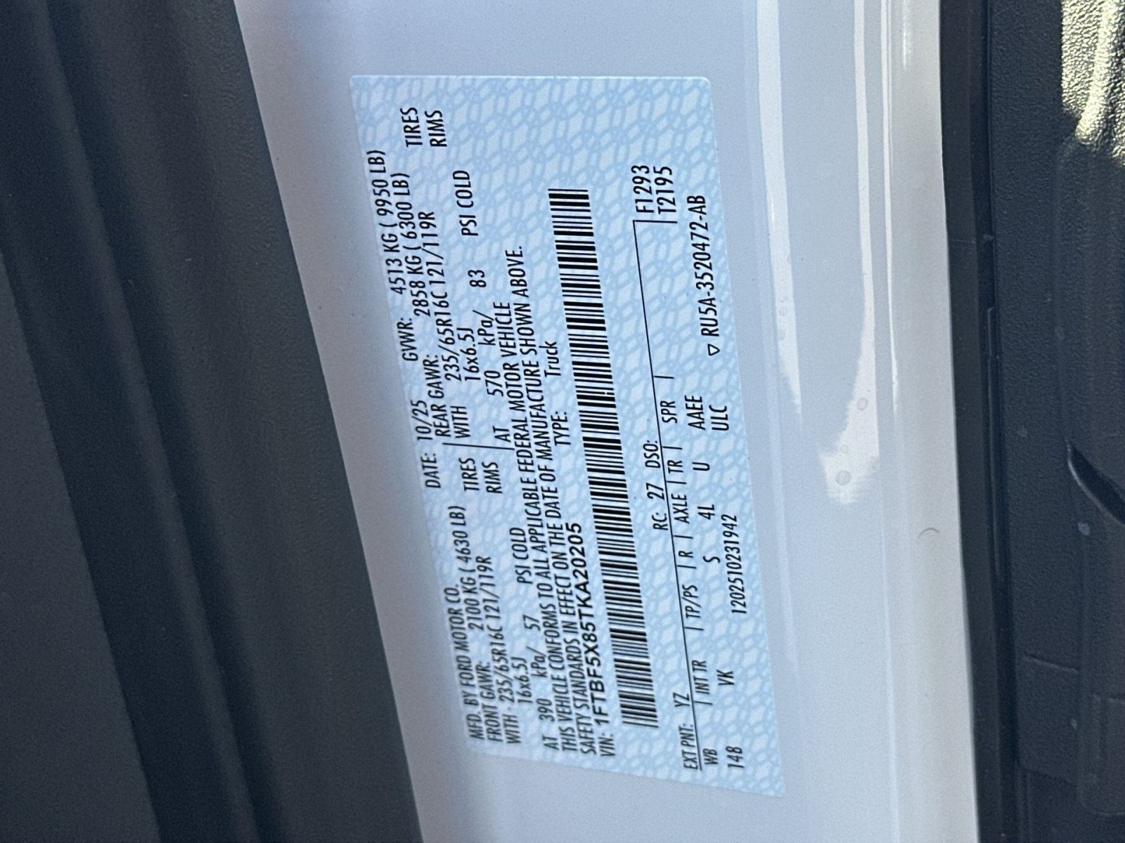 New 2026 Ford Transit 350 148 High Roof w/ Load Area Protection Package image 42