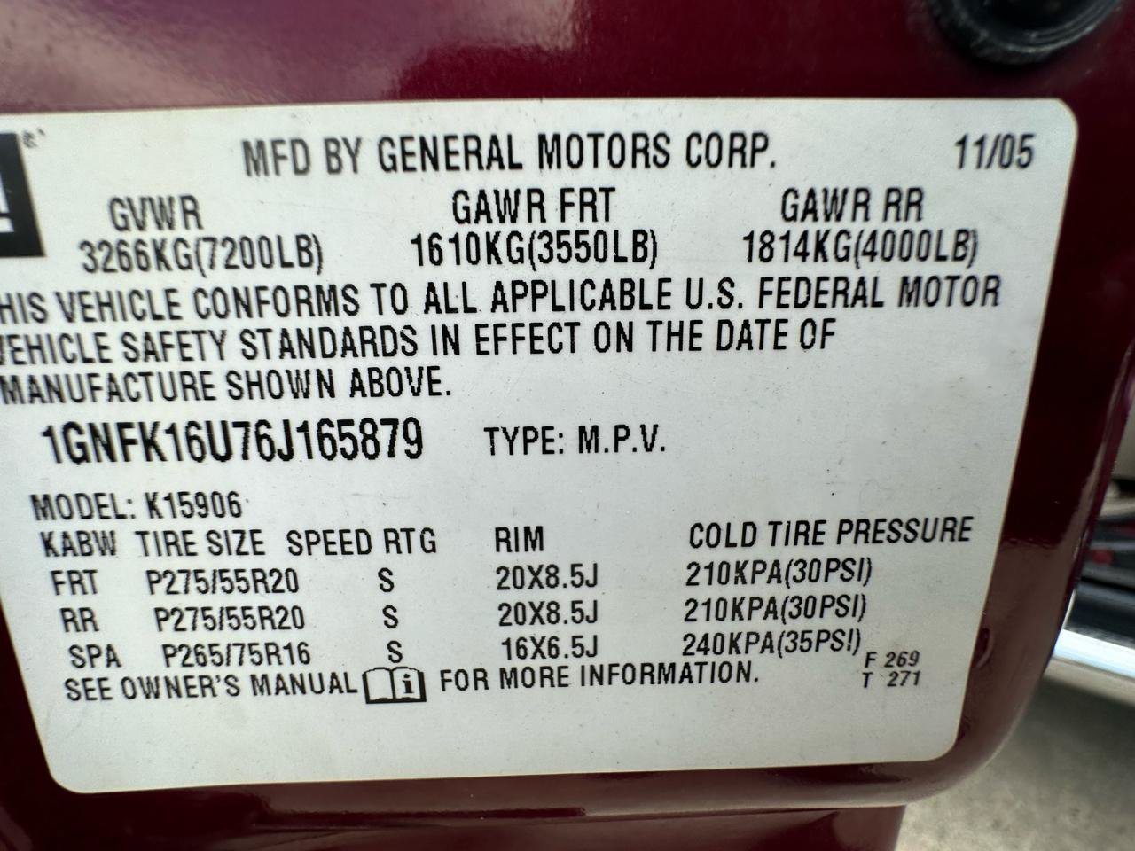 Used 2006 Chevrolet Suburban LTZ w/ Preferred Equipment Group AWD/4WD image 28