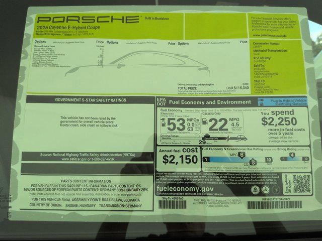 New 2026 Porsche Cayenne E-Hybrid image 18